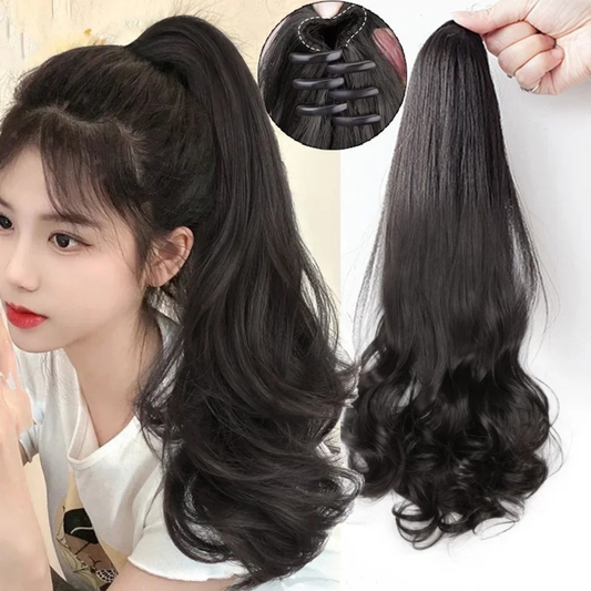 19" Inch Clip Claw Ponytail hair Extension